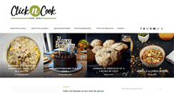 Desktop Screenshot of clickncook.fr