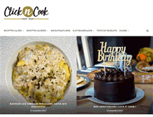 Tablet Screenshot of clickncook.fr